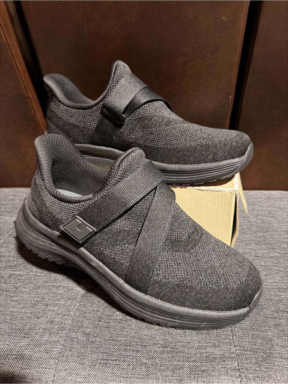 Orthofeet Naya Hands Free Black Walking Shoes Women's Size 10 Wide